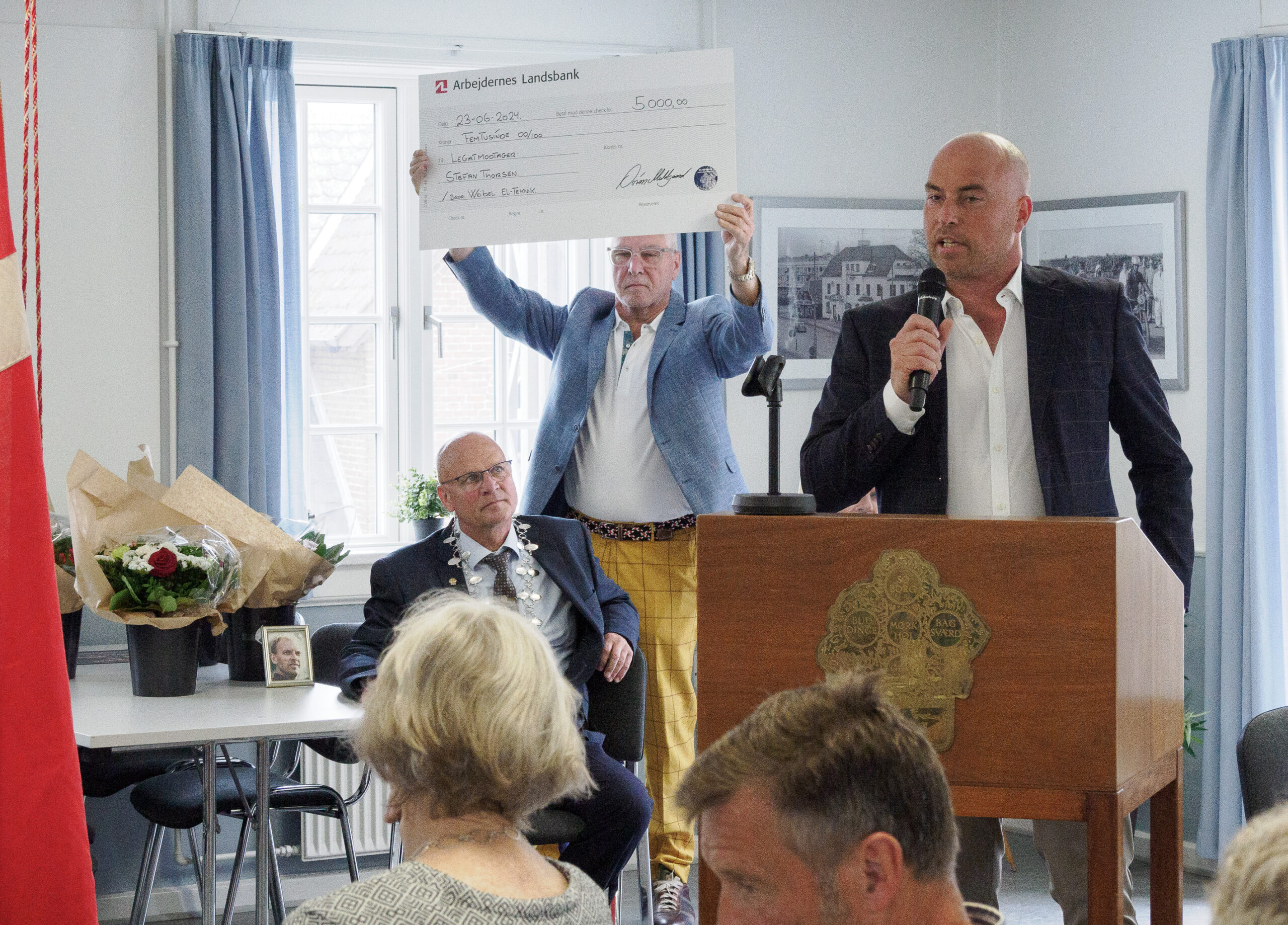 legattet overraskes